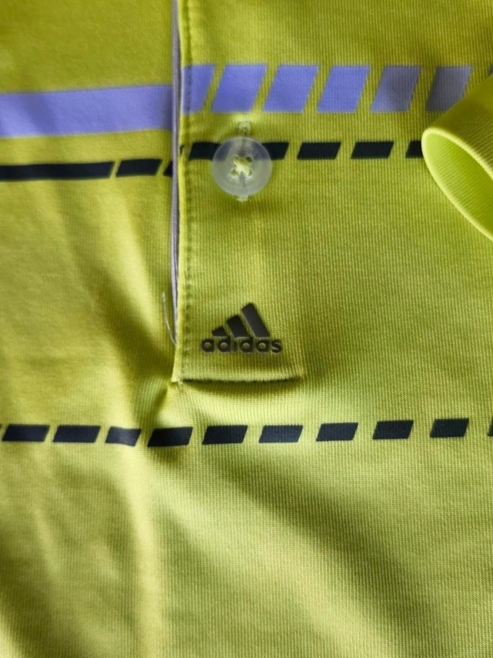 adidas Men’s Puremotion Coolmax Polo in Yellow